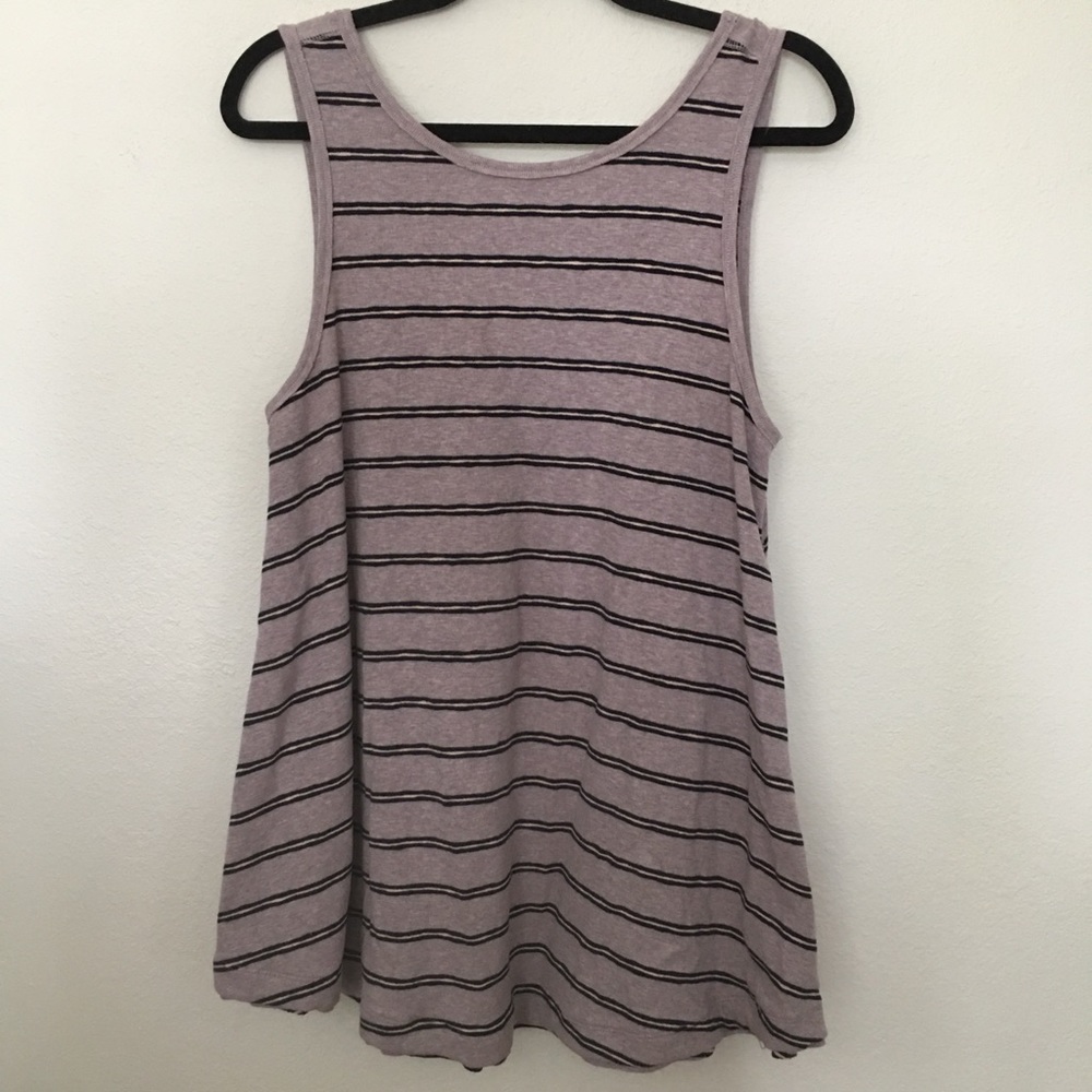 We The Free Striped Swing Tunic Tank Top Free People